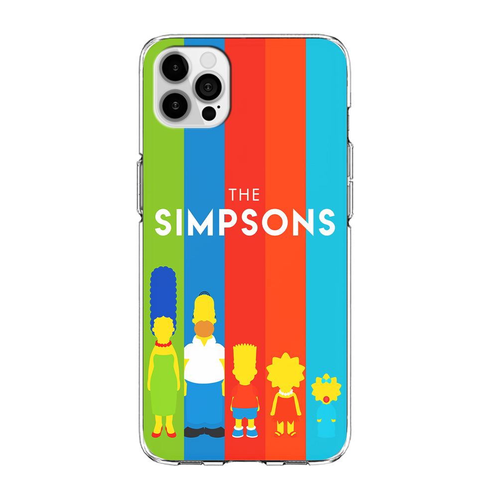 The Simpson Family Colorful iPhone 12 Pro Max Case