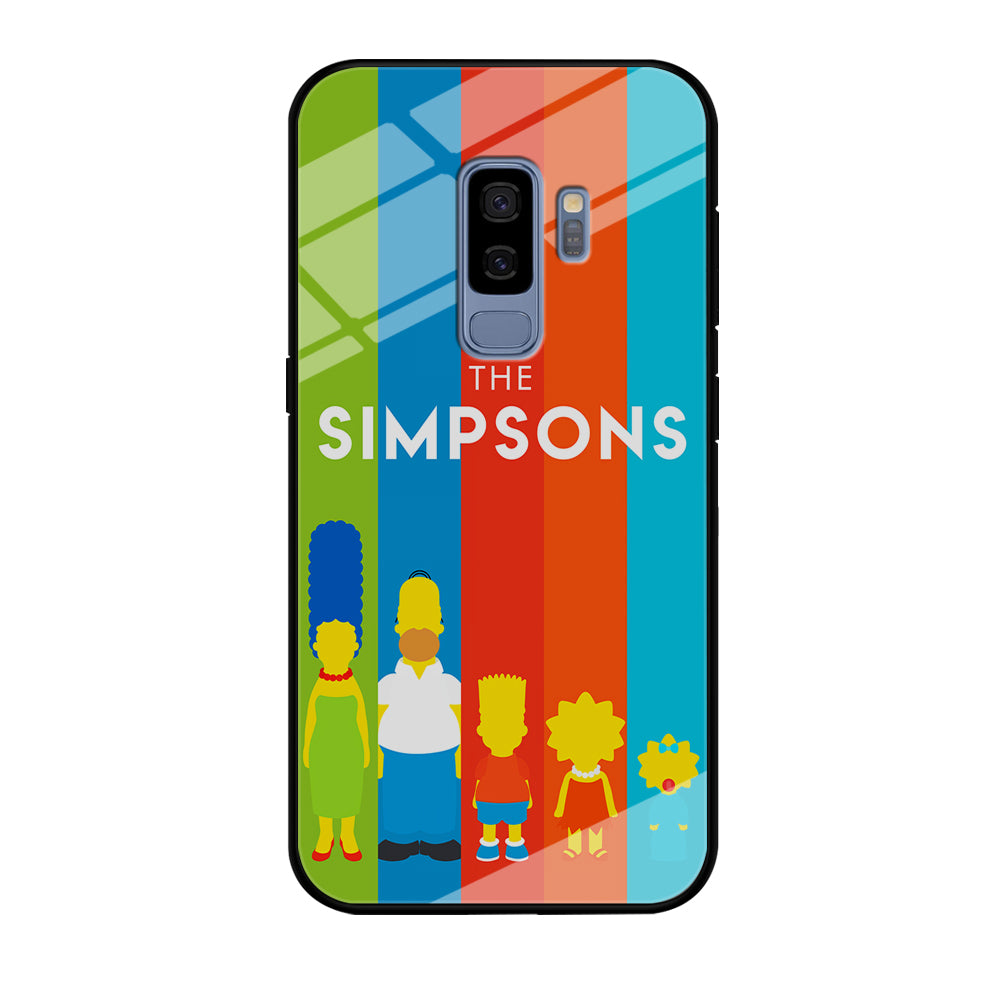 The Simpson Family Colorful Samsung Galaxy S9 Plus Case