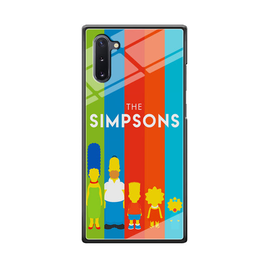 The Simpson Family Colorful Samsung Galaxy Note 10 Case