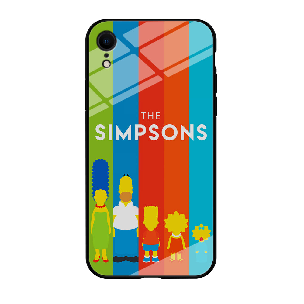 The Simpson Family Colorful iPhone XR Case