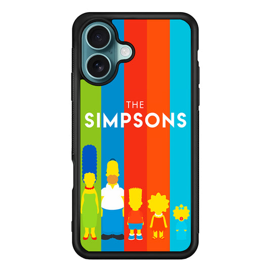 The Simpson Family Colorful iPhone 16 Case - Altracase