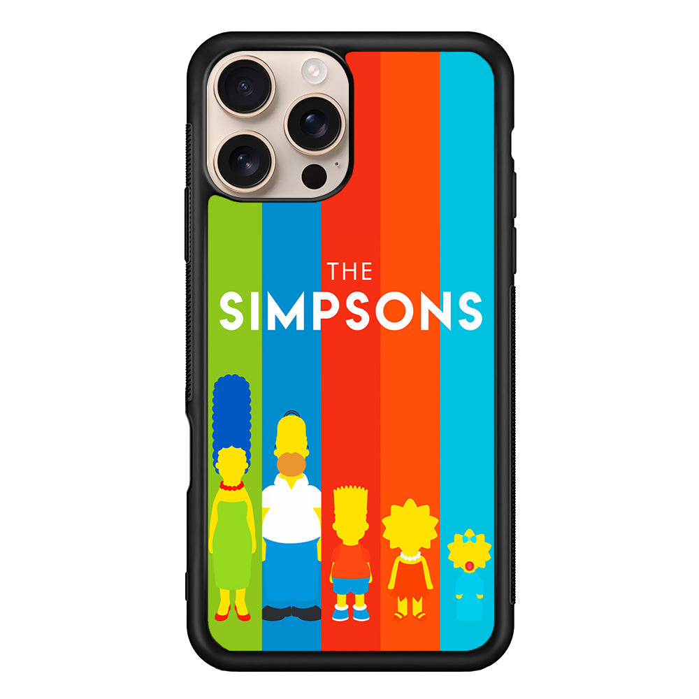 The Simpson Family Colorful iPhone 16 Pro Max Case - Altracase