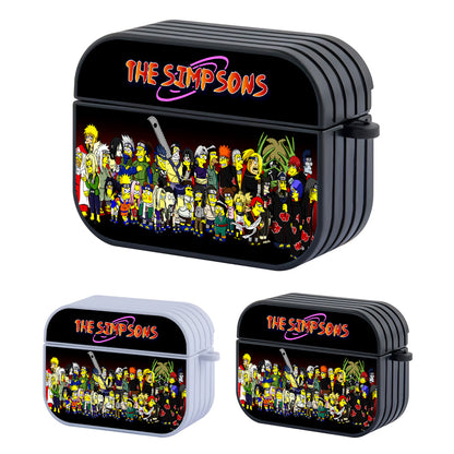 The Simpsons X Naruto Hard Plastic Case Cover For Apple Airpods Pro