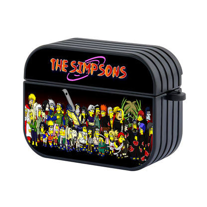 The Simpsons X Naruto Hard Plastic Case Cover For Apple Airpods Pro