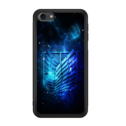 The Survey Corps Space iPod Touch 6 Case-Phone Case-Rubber White (2D Case)-Altracase