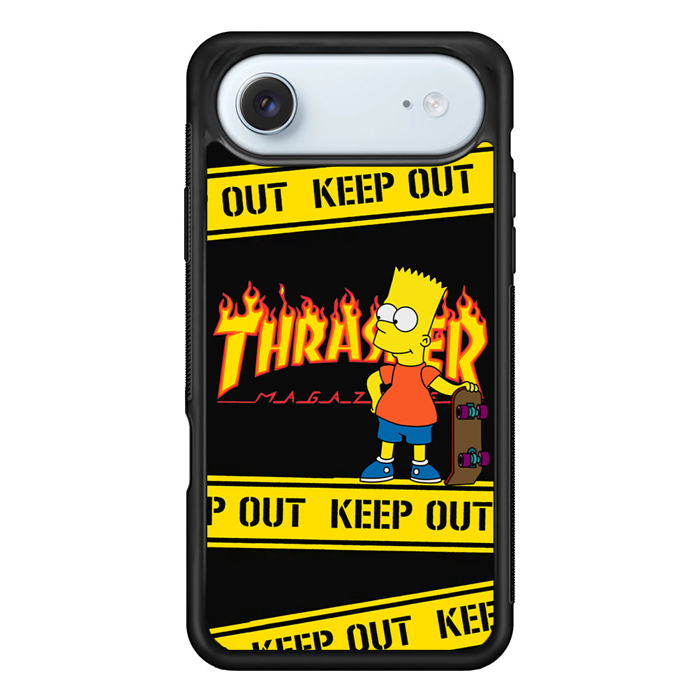 Thrasher Bart Danger Line iPhone 17 Air Case - Altracase