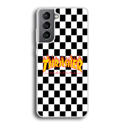 Thrasher Chess Board Background Samsung Galaxy S22 Case