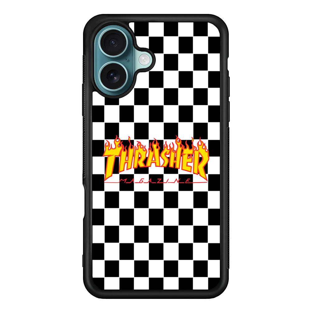 Thrasher Chess Board Background iPhone 16 Case - Altracase