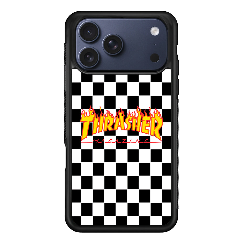 Thrasher Chess Board Background iPhone 17 Pro Case - Altracase
