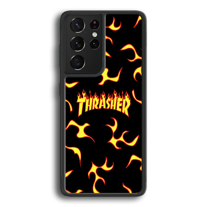 Thrasher Frame of Flame Samsung Galaxy S24 Ultra Case