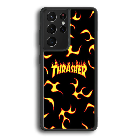 Thrasher Frame of Flame Samsung Galaxy S23 Ultra Case