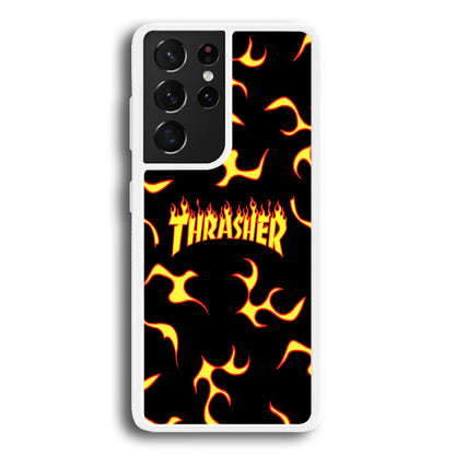 Thrasher Frame of Flame Samsung Galaxy S22 Ultra Case