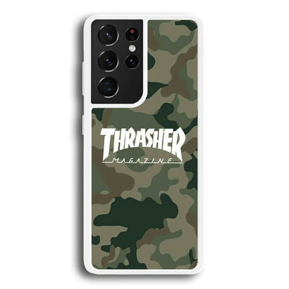 Thrasher Magazine Green Army Samsung Galaxy S23 Ultra Case