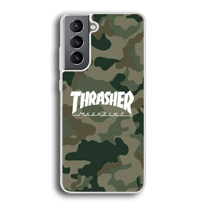 Thrasher Magazine Green Army Samsung Galaxy S23 Plus Case