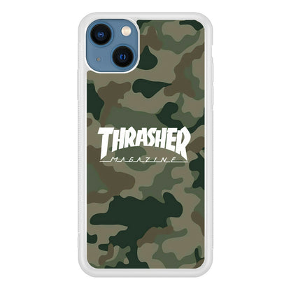 Thrasher Magazine Green Army iPhone 15 Plus Case