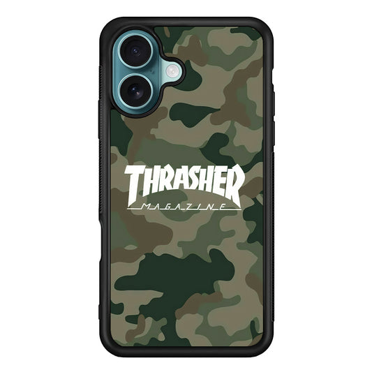 Thrasher Magazine Green Army iPhone 16 Plus Case - Altracase