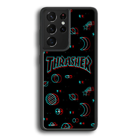 Thrasher Neon Galaxy Samsung Galaxy S22 Ultra Case