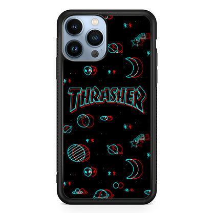 Thrasher Neon Galaxy iPhone 15 Pro Case