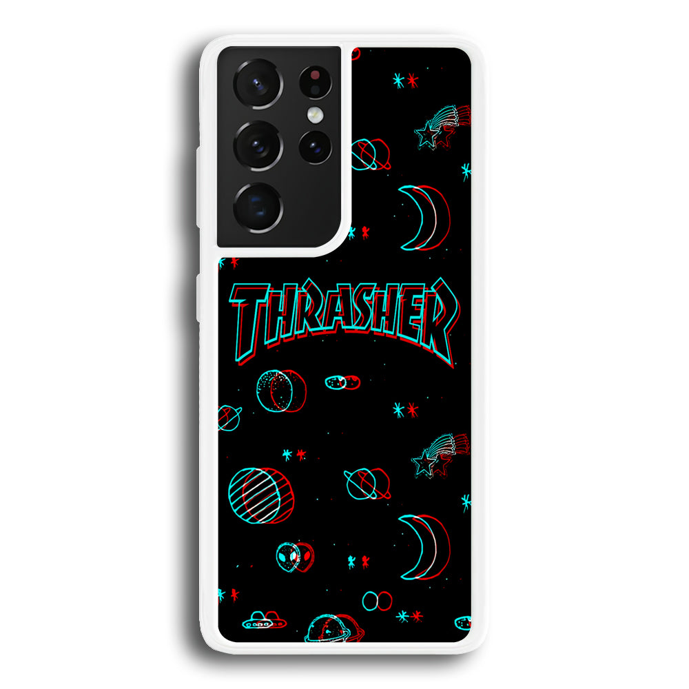 Thrasher Neon Galaxy Samsung Galaxy S24 Ultra Case