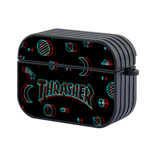 Thrasher Neon Galaxy Apple AirPods Pro 3 Case - Altracase