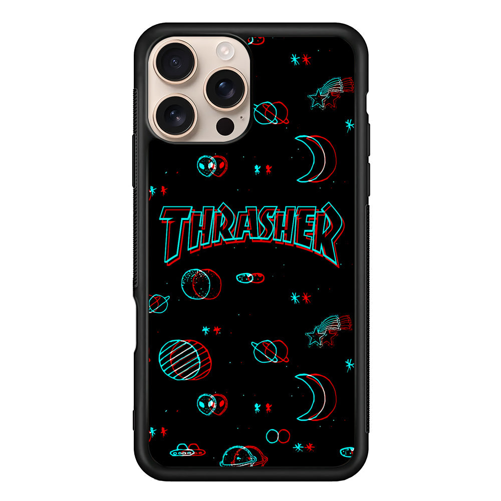 Thrasher Neon Galaxy iPhone 16 Pro Max Case - Altracase