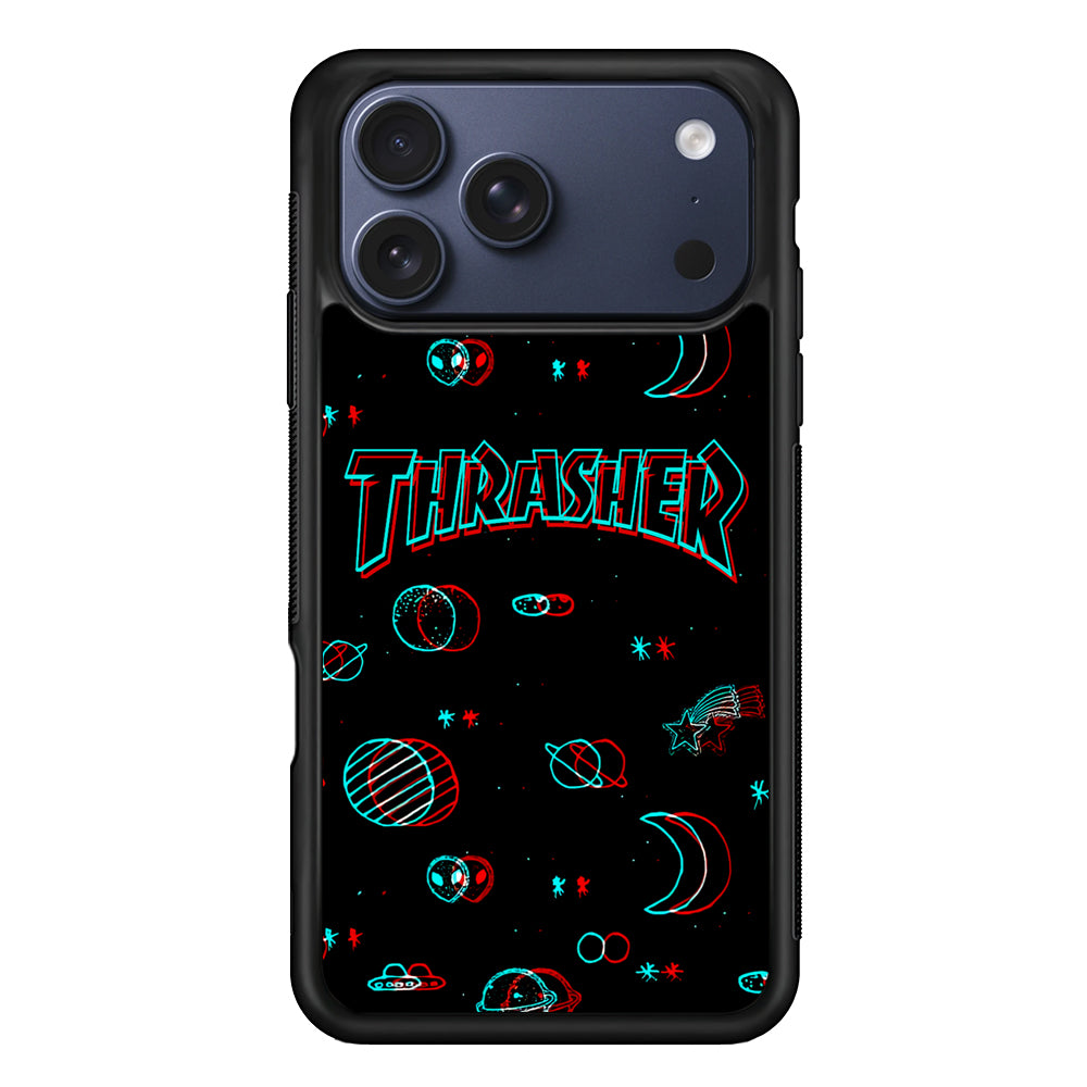 Thrasher Neon Galaxy iPhone 17 Pro Case - Altracase