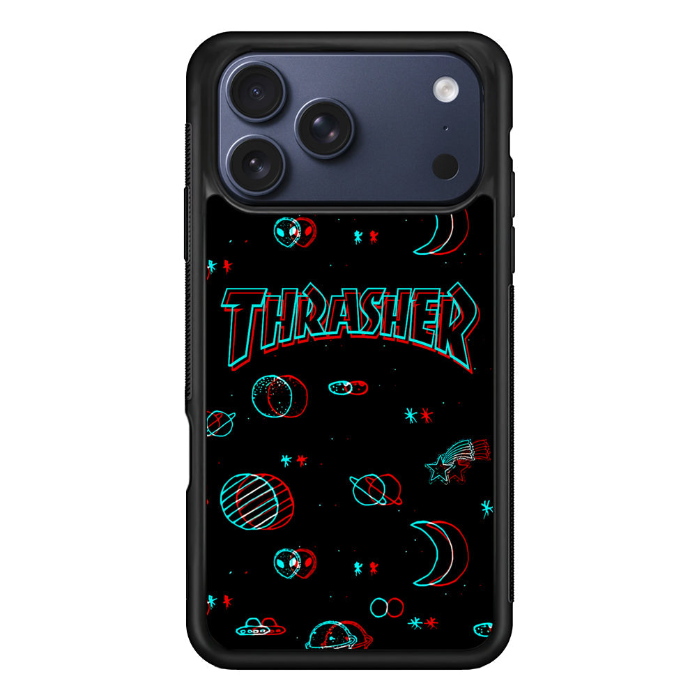 Thrasher Neon Galaxy iPhone 17 Pro Max Case - Altracase