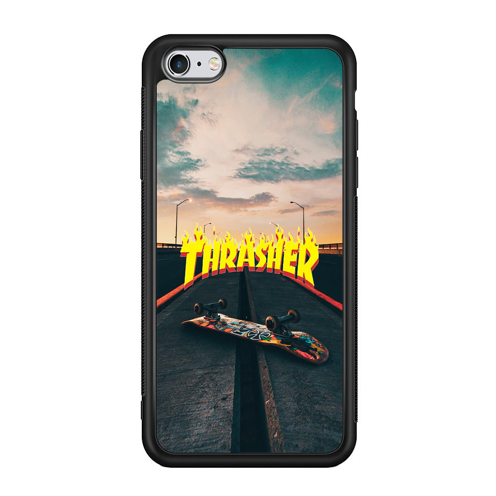 Thrasher Skate Street View iPhone 6 | 6s Case-Mobile Phone Case-Rubber Black (2D Case)-Altracase