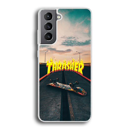 Thrasher Skate Street View Samsung Galaxy S24 Case