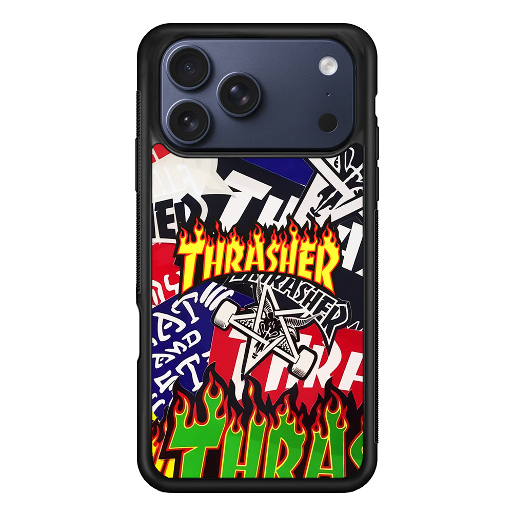 Thrasher Sticker Flat iPhone 17 Pro Case - Altracase