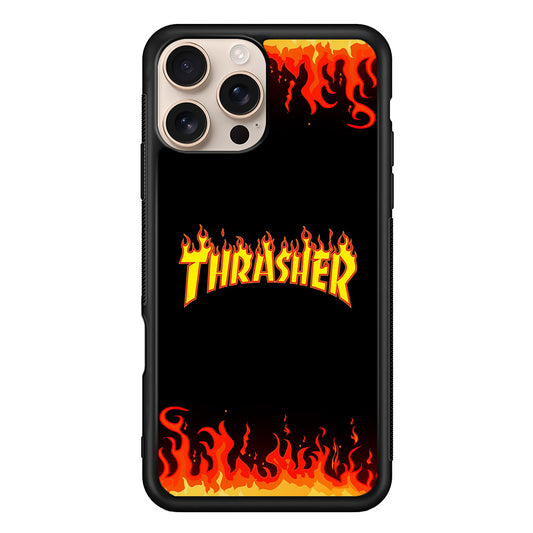 Thrasher in Fire iPhone 16 Pro Case - Altracase