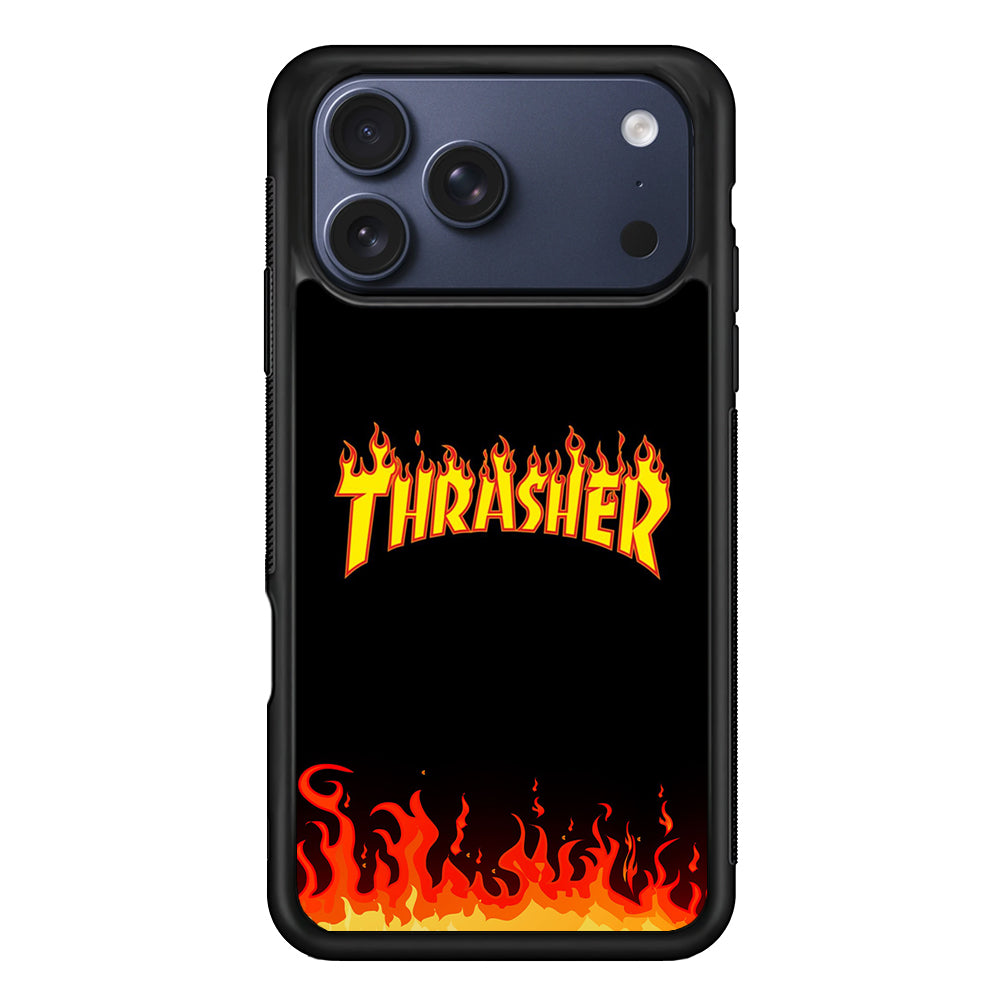 Thrasher in Fire iPhone 17 Pro Case - Altracase