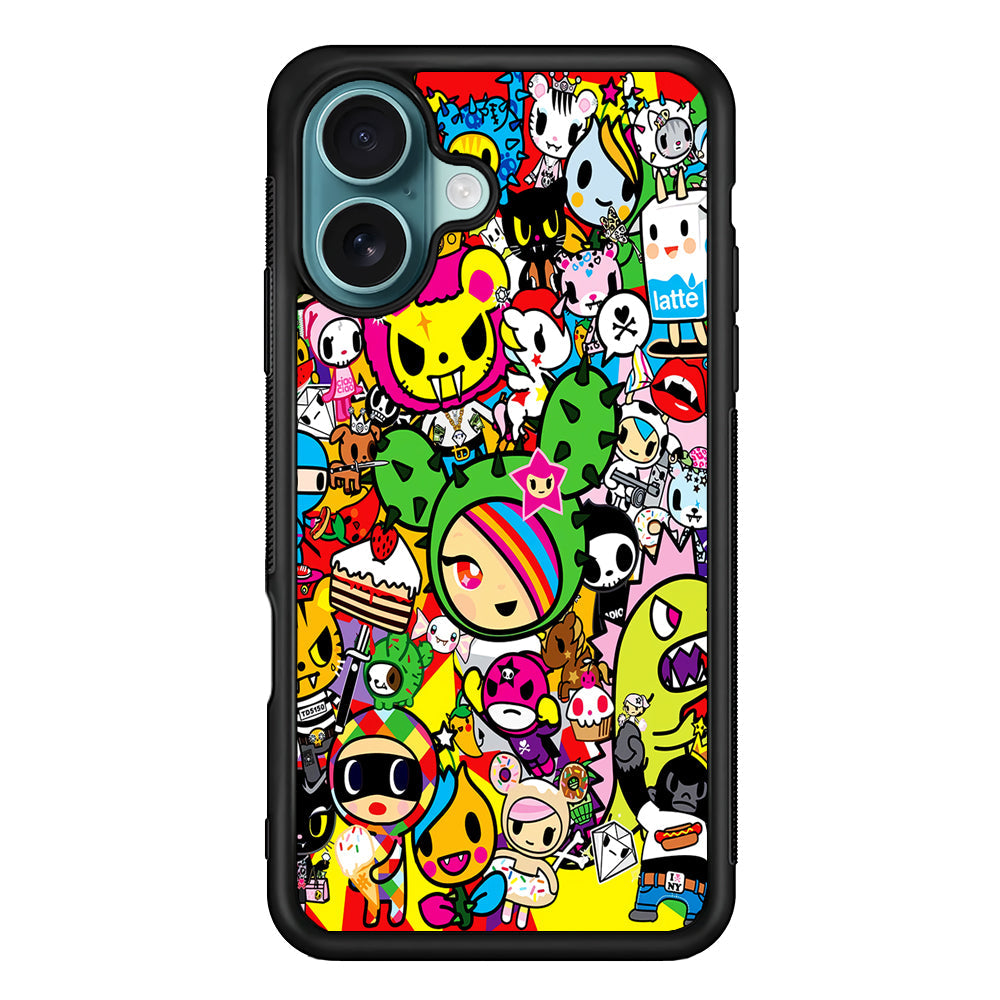 Tokidoki Cute Cartoon iPhone 16 Plus Case - Altracase