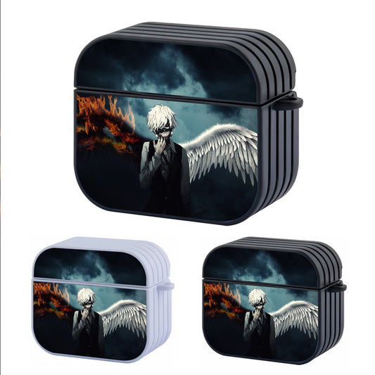 Tokyo Ghoul Ken Kaneki Wing Hard Plastic Case Cover For Apple Airpods 3