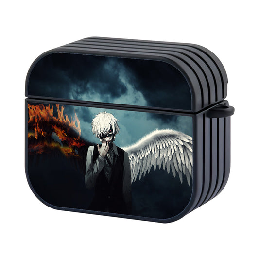 Tokyo Ghoul Ken Kaneki Wing Hard Plastic Case Cover For Apple AirPods 4 - AirPod Case - Altracase