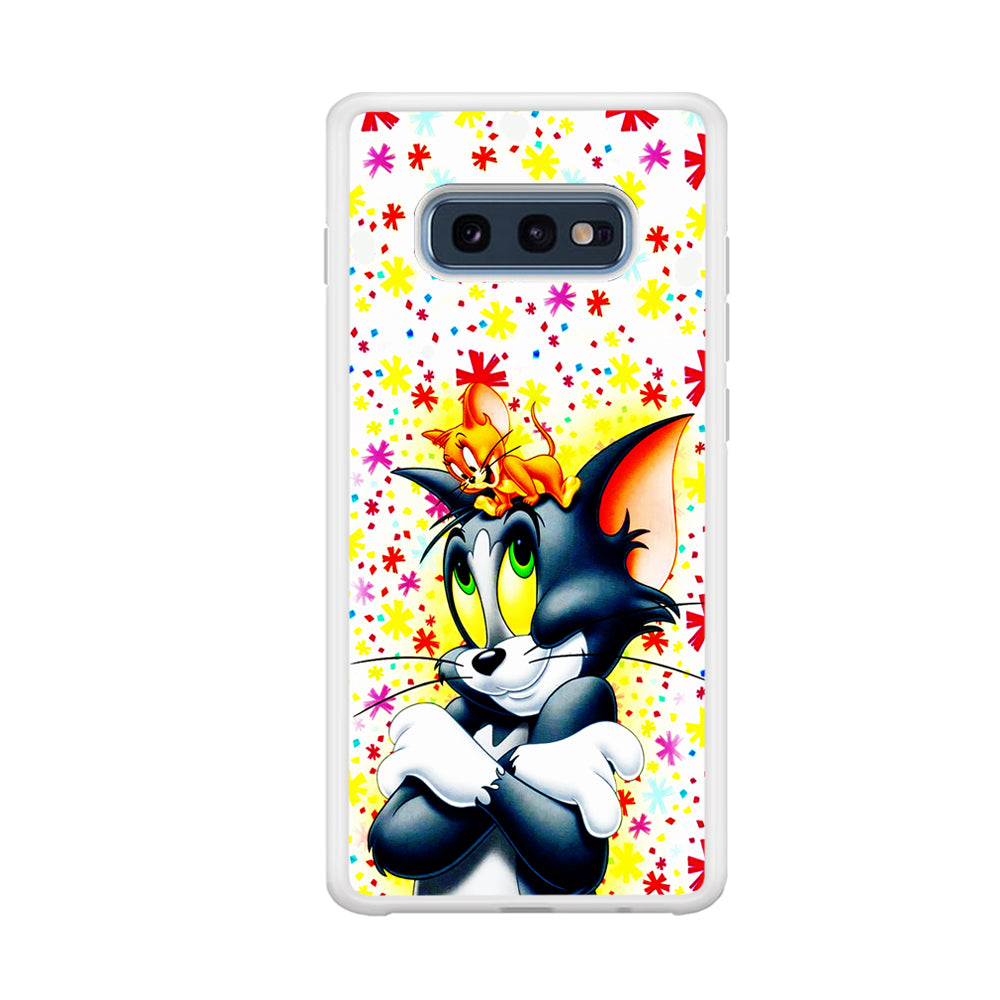 Tom and Jerry Motif Samsung Galaxy S10E Case