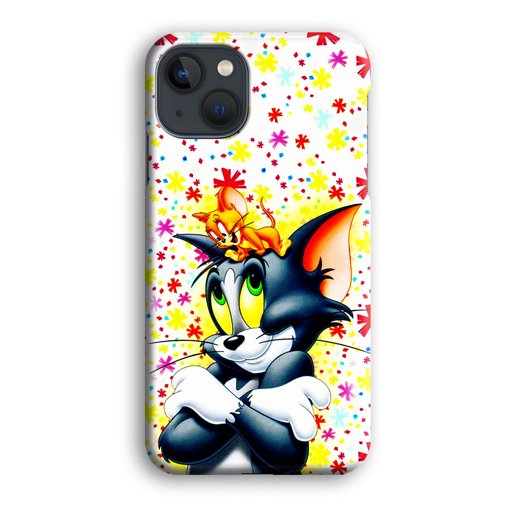 Tom and Jerry Motif iPhone 13 Mini Case