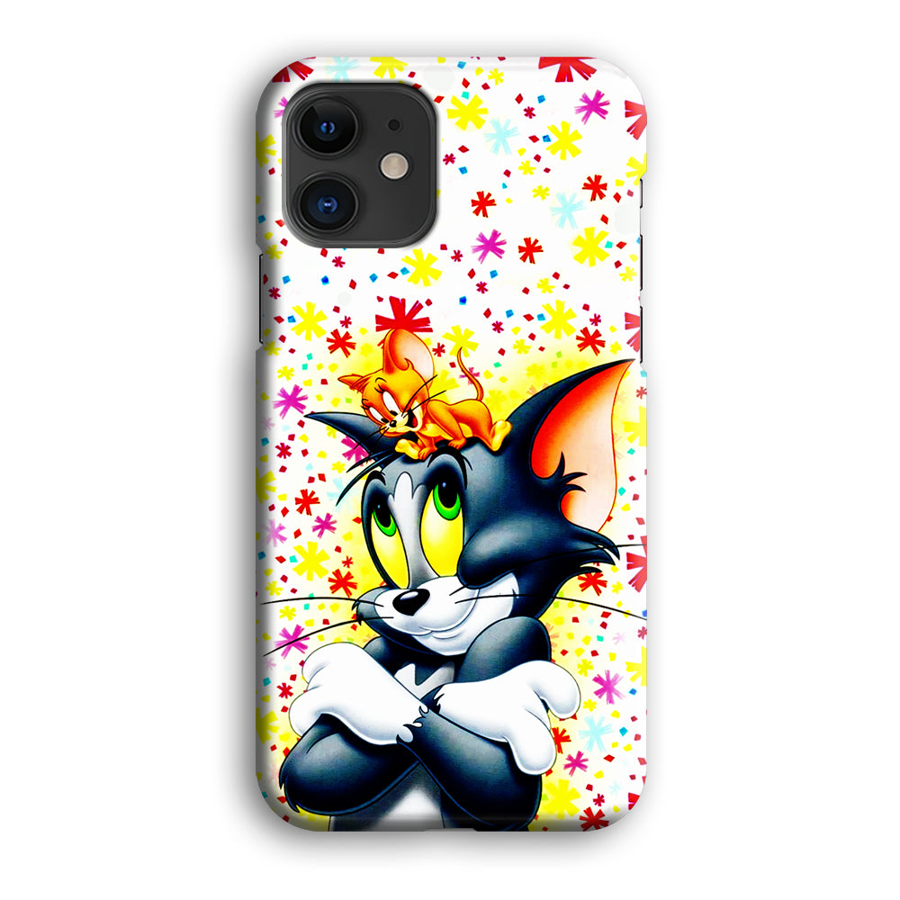 Tom and Jerry Motif iPhone 12 Mini Case