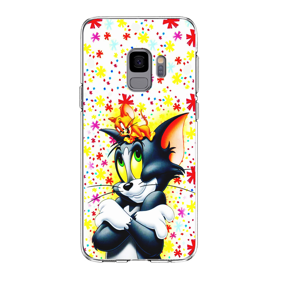 Tom and Jerry Motif Samsung Galaxy S9 Case