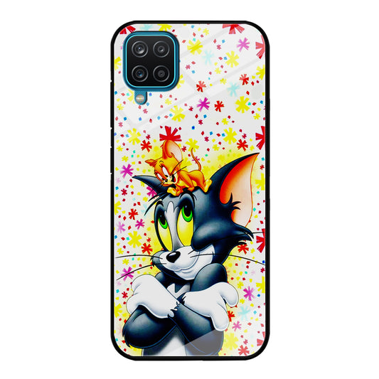 Tom and Jerry Motif Samsung Galaxy A12 Case