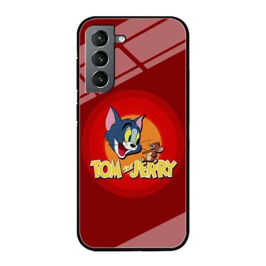 Tom and Jerry Red Samsung Galaxy S22 Plus Case-Phone Case-Tempered Glass Case-Altracase