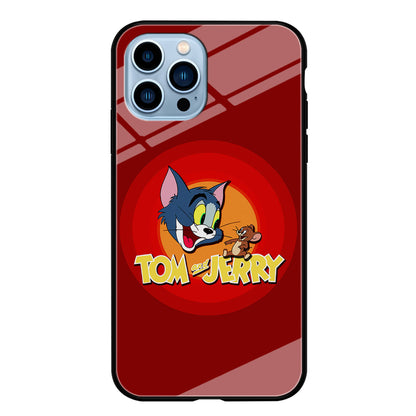 Tom and Jerry Red iPhone 14 Pro Case-Phone Case-Tempered Glass Case-Altracase