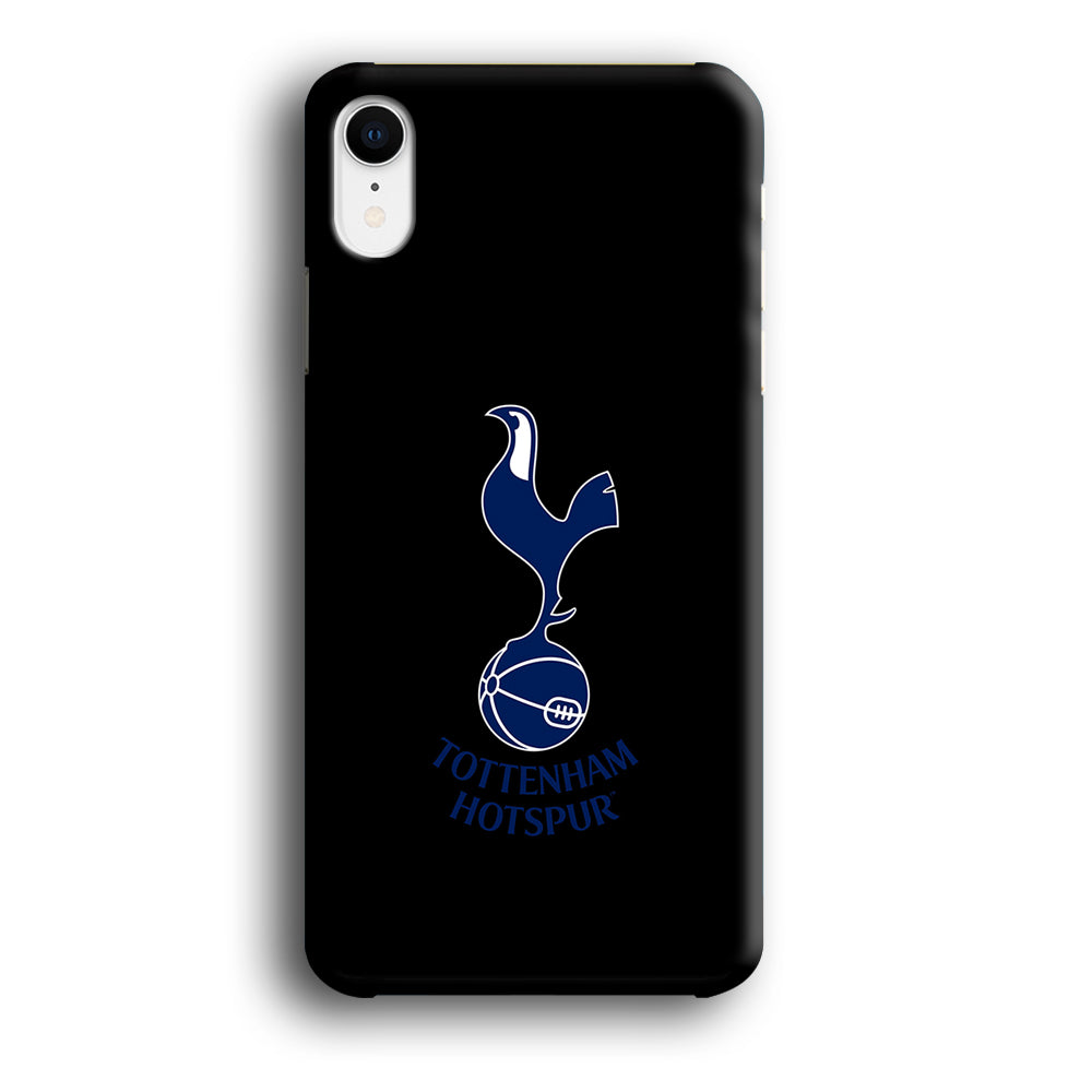 Tottenham Hotspur Logo Black iPhone XR Case