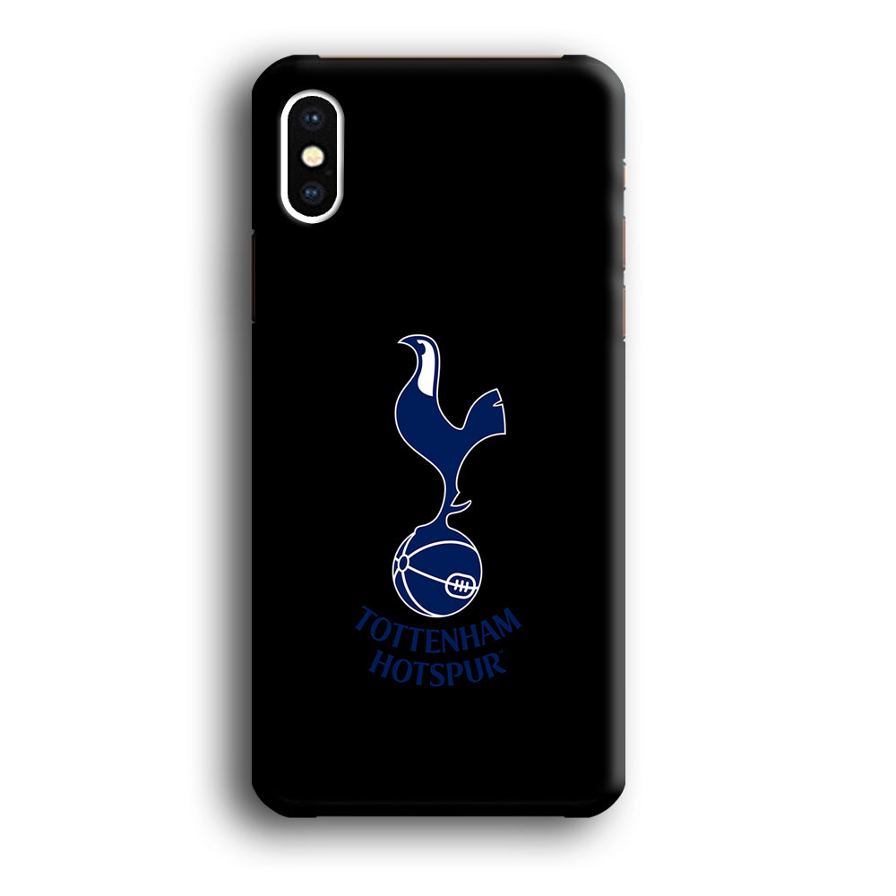 Tottenham Hotspur Logo Black iPhone X Case