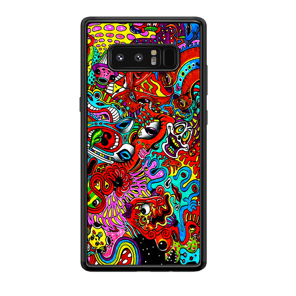 Trippy Aesthetic Colorful Samsung Galaxy Note 8 Case