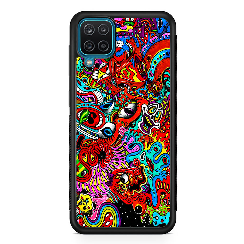 Trippy Aesthetic Colorful Samsung Galaxy A12 Case