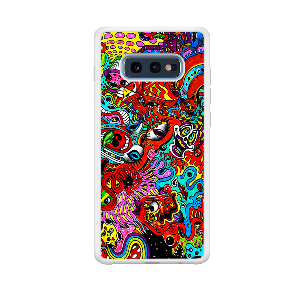 Trippy Aesthetic Colorful Samsung Galaxy S10E Case