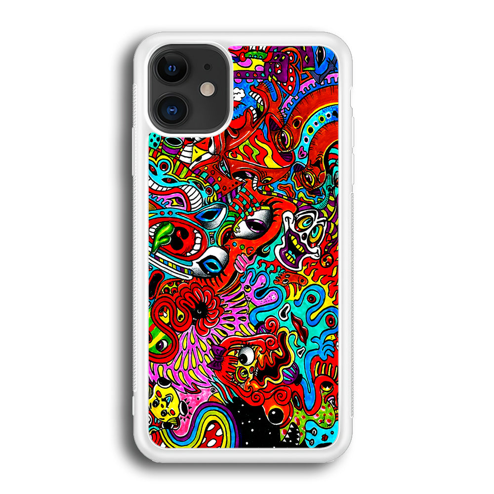 Trippy Aesthetic Colorful iPhone 12 Case