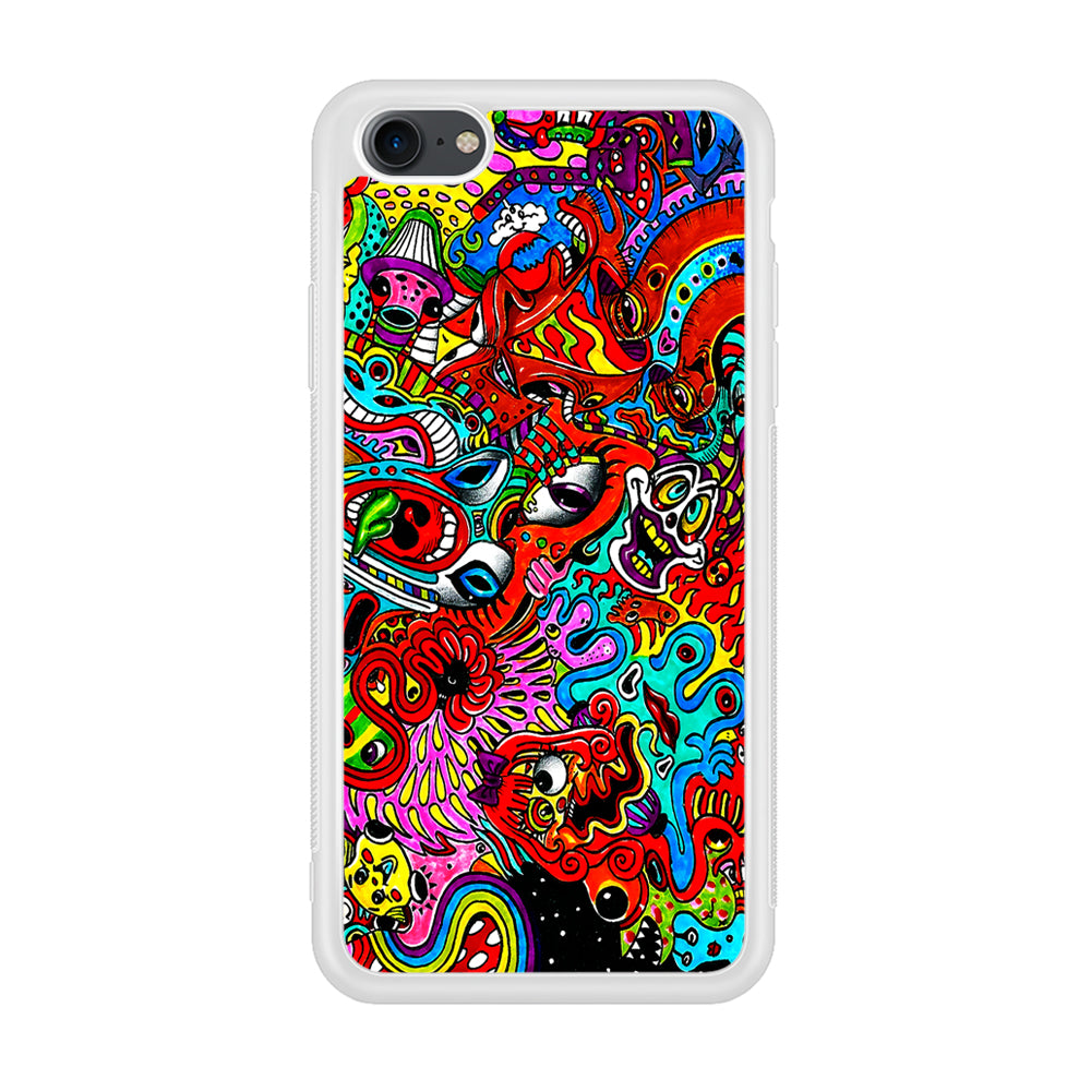 Trippy Aesthetic Colorful iPhone SE 3 2022 Case
