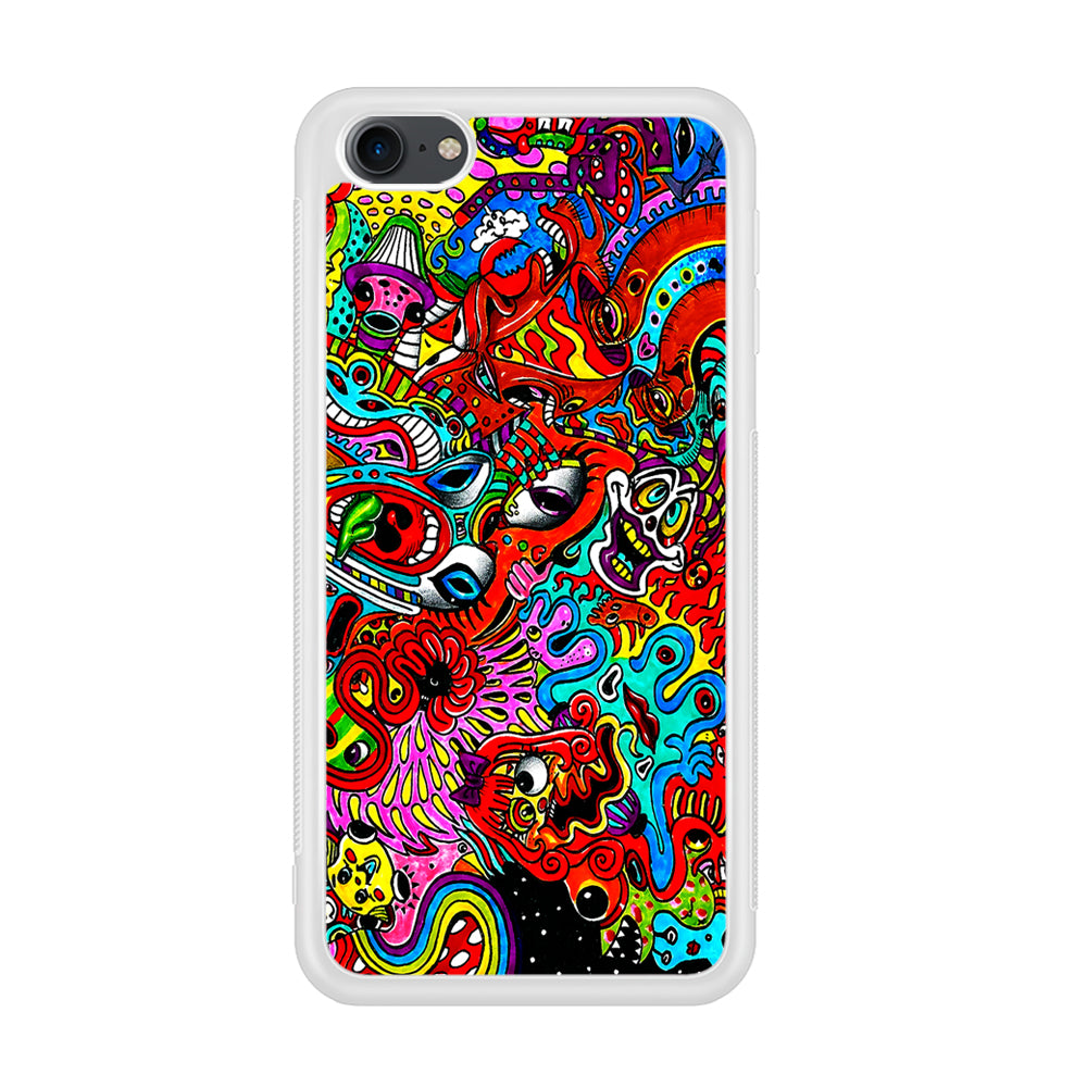 Trippy Aesthetic Colorful iPod Touch 6 Case